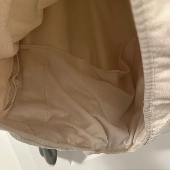 Columbia Sportswear Company Cream Grey Snap Fleece Pullover Sweater Size XL - Picture 10 of 12